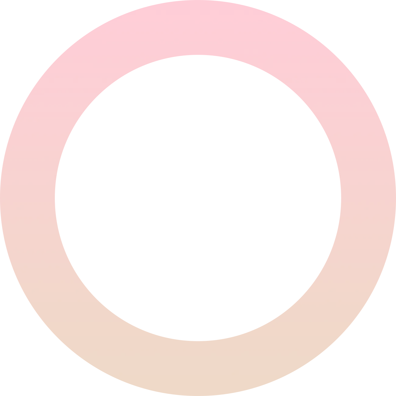 Decorative rotating color gradient