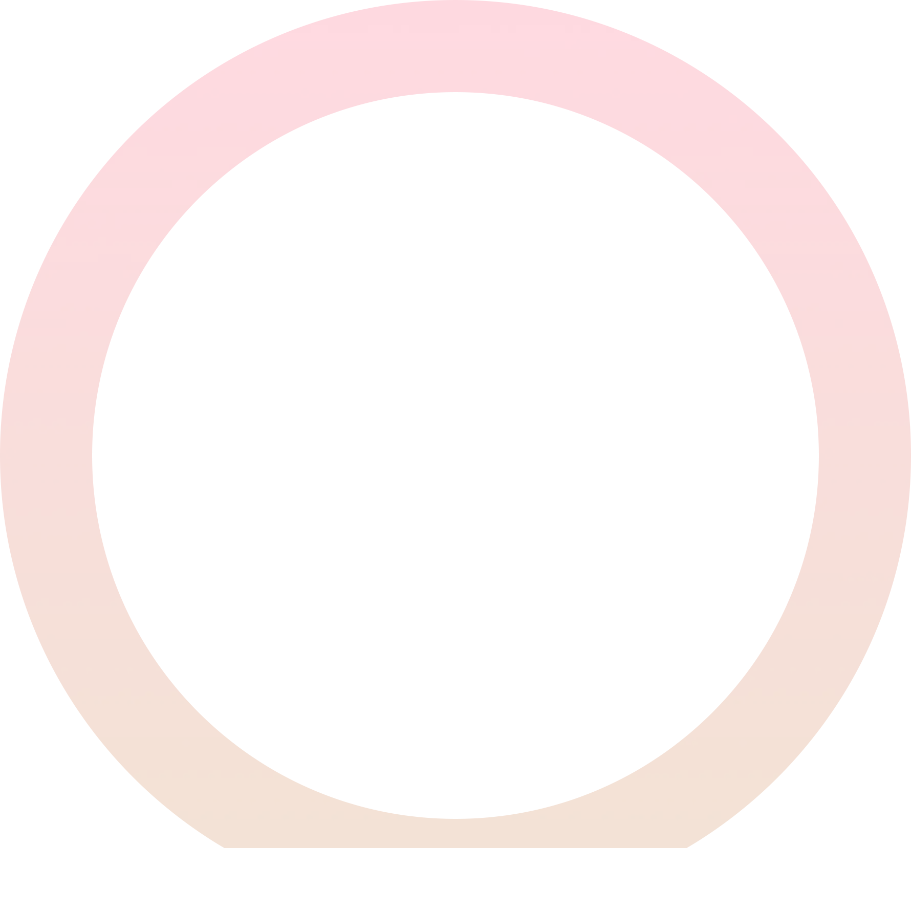 Decorative rotating color gradient