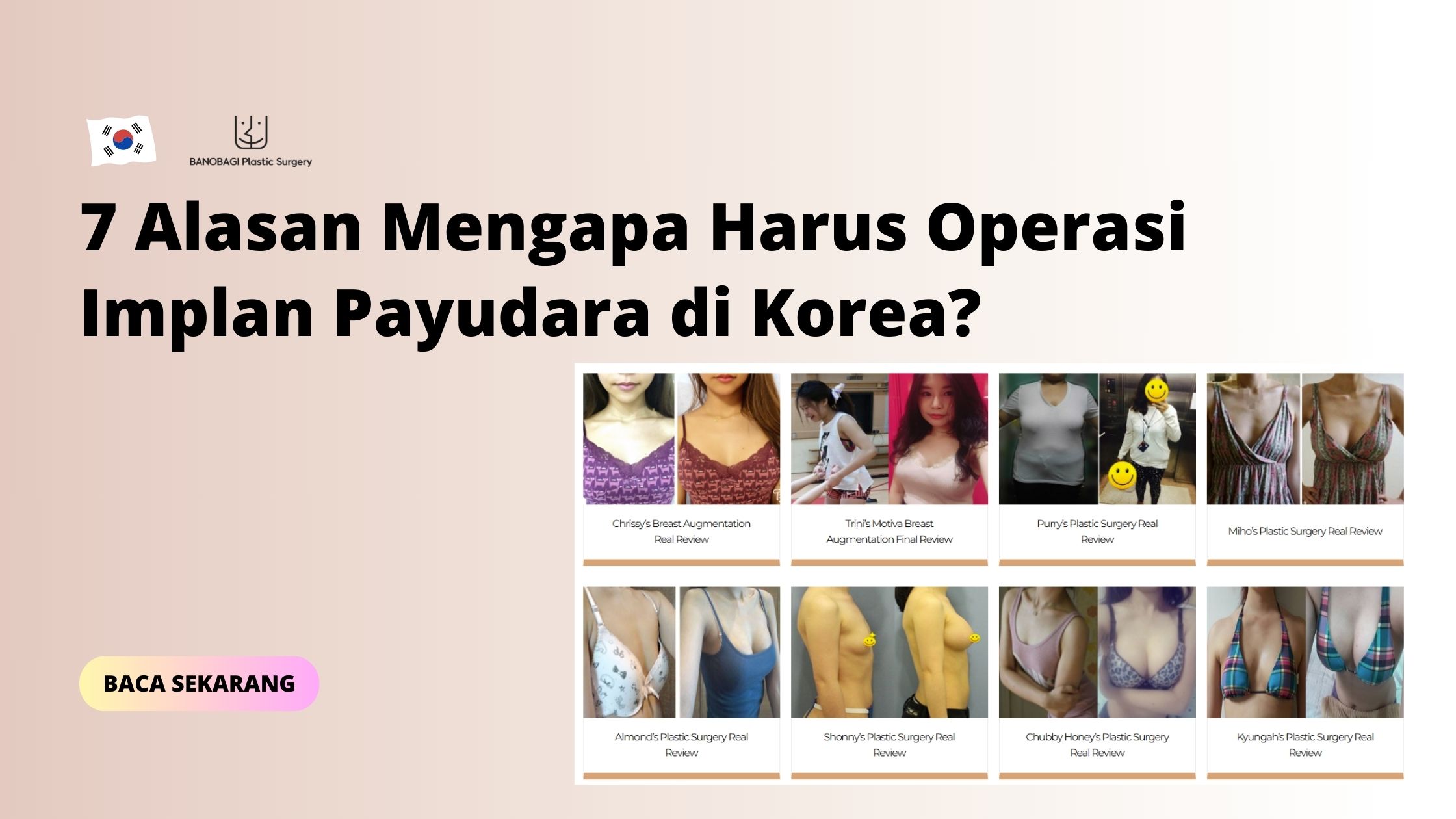 operasi implan payudara di korea