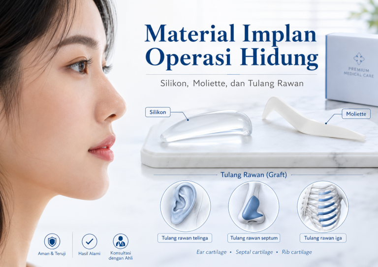 Material Implan Operasi Hidung: Silikon, Moliette, dan Tulang Rawan
